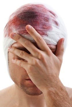 bandaged-head-wound-shutterstock_62638909