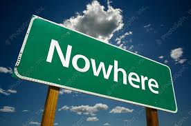 nowhere
